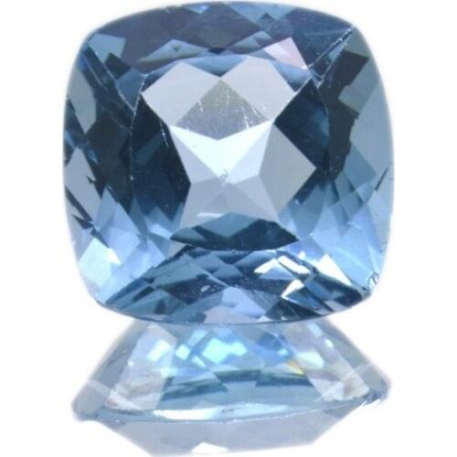 22,12 ct. Blue Topaz Cushion