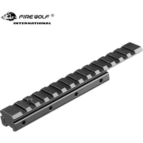 FIRE WOLF Dovetail Extend Weaver Picatinny Rail Adapter 11mm To 20mm/21mm Extensible Tactical Scope Bases Extend Mount