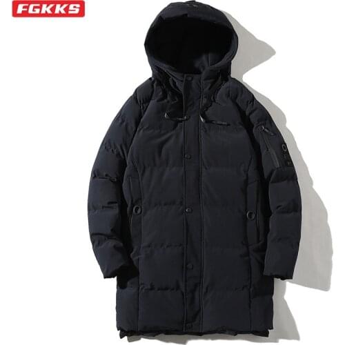 FGKKS Men's Long Parkas