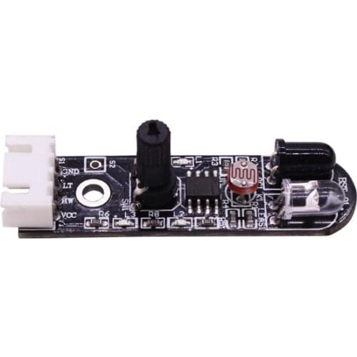 Taidacent Smart Car Avoid Obstacle Sensor Infrared Sensor Photoelectric Switch IR Follow Light Sensor Light Seeking