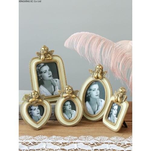 Heart-shaped Photo Frame Wall Hanging Luxury Creative Photo 3 Inch 6 Inch Decorative Ornaments Home Decoration Accessories