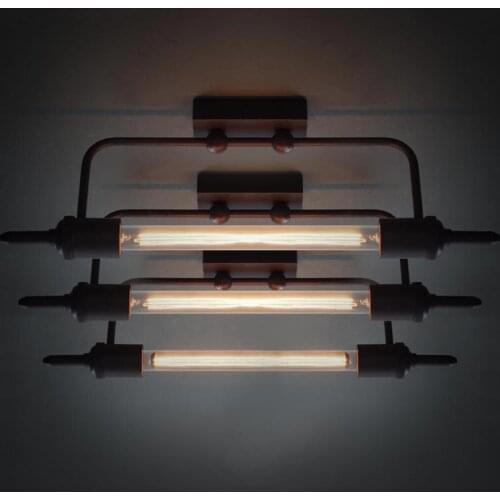 American country Retro sitting room bedroom balcony aisle industrial Steam pipe absorb dome light