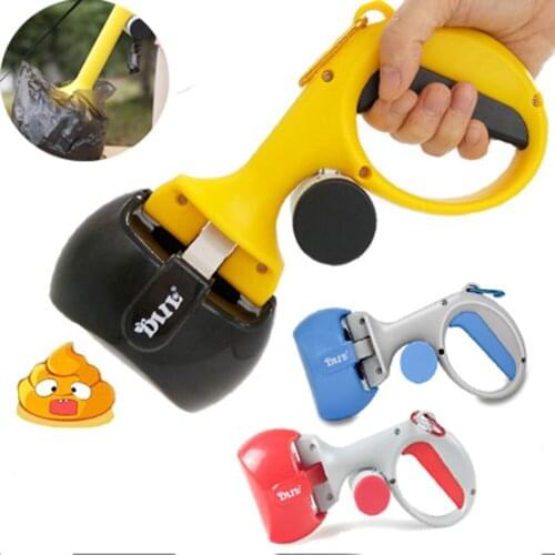 Pet Dog Poop Scooper Bag Clean Pick Up Animal Waste Bags Travel Foldable Pooper Scooper dog Poop Scoop Dog Poop Bag Dispenser