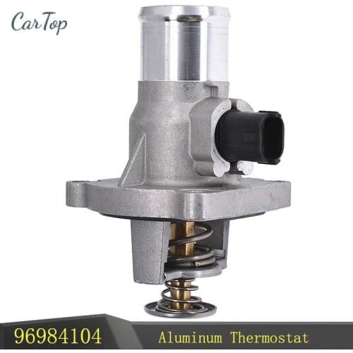 96984104 For Opel Astra Zafira Signum Vectra For Chevrolet Aveo Cruze Aluminum Thermostat Housing Assembly Metal Case