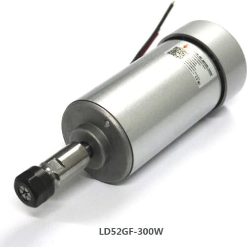LD52GF-300W Air-cooled Electric Spindle Engraving Machine Spindle Motor ER11 12000RPM Y