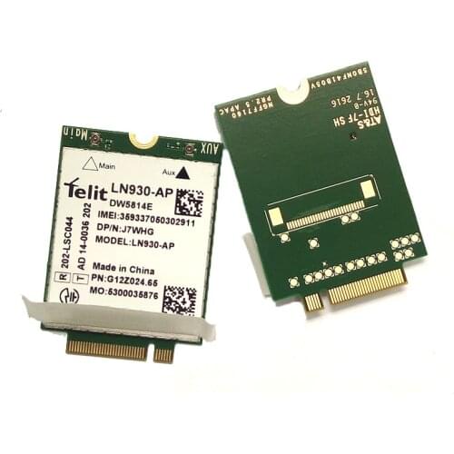 JINYUSHI for Telit LN930-AP DW5814e NGFF 4G LTE 150M Module WWAN Card for Dell Latitude 5580 7480 5480 5285 2-in-1