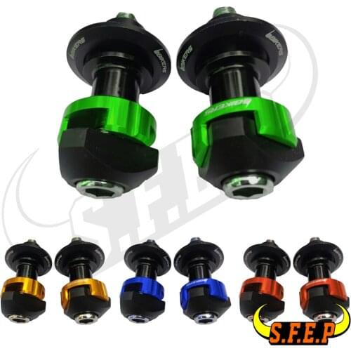 Motorcycle Universal CNC Aluminum Swingarm Spools slider stand screws For Suzuki DL1000/V-STROM TL1000S TL1000R SV1000/S SV650