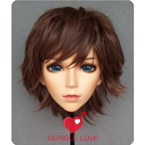 NEW-07) Handmade Female Male Resin Crossdress Pretty Girl BJD Masks Japanese Anime Cosplay Kigurumi Mask