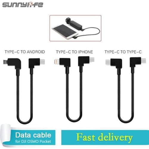 New TYPE-C to Android IOS Data Cable Conversion Line for DJI POCKET 2 Gimbal Accessories Osmo Pocket Data cable For Osmo Poc