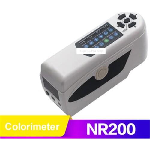 NR200 High Precision Handheld Color Difference Meter Portable Colorimeter Plastic Metal Color Contrast Spectrophotometer 220V