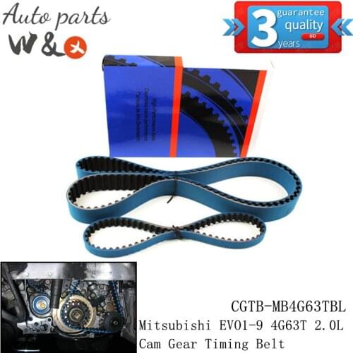 Timing Belt For Mitsubishi 4G63 4G63T EVO 123456789 2.0L Cam Gear Timing Belt CGTB-MB4G63BL