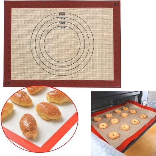 Kitchen Oven Silicone Baking mat,Pastry cookie mat pizza Microwave Macaron Silicone mat baking tools