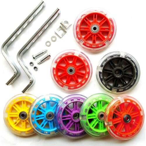 LED Light Kids Children 12-20 Inch Bike Bicycle Training Side Stabilisers Wheels Bicycle Accessories Replacement Parts