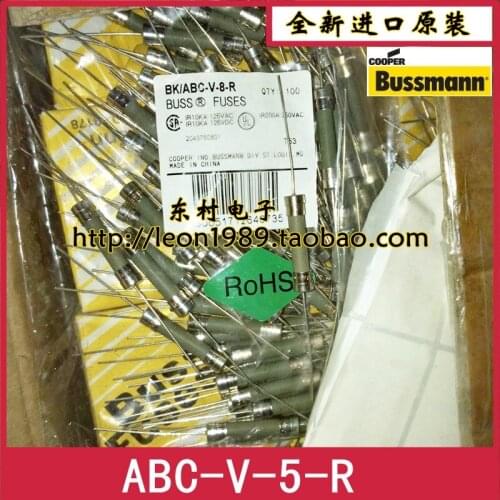 U.S. BUSSMANN fuse ABC-V-5-R ABC-V-3-R 250V 6 * 32mm fuse