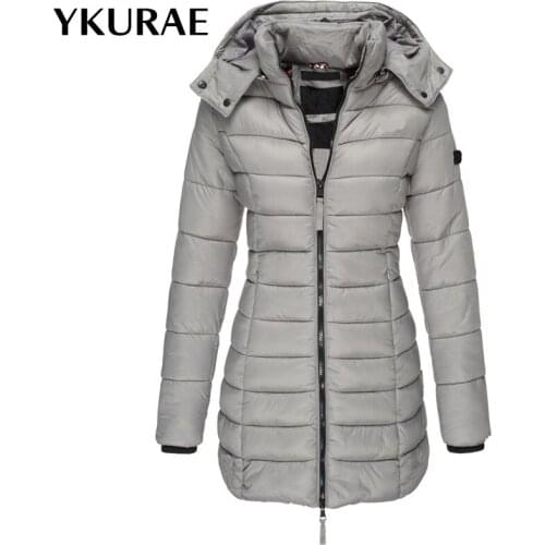 Женские парки с мехом YKURAE China At AliExpress