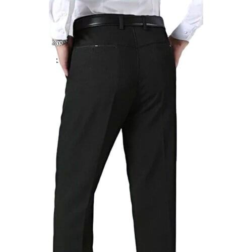 2019 Fashion Men Dress Suit Pants Classic Business Plus Size 20-40 Casual Straight Trousers Suit Pants Male Pantalon Hombre