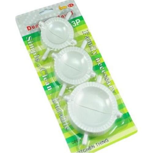 3pcs/Set DIY Dumplings Maker Tool Dumpling Mold Clips Dough Press Molds DIY Cooking Cooking Pastry Cutter Kitchen Accessories