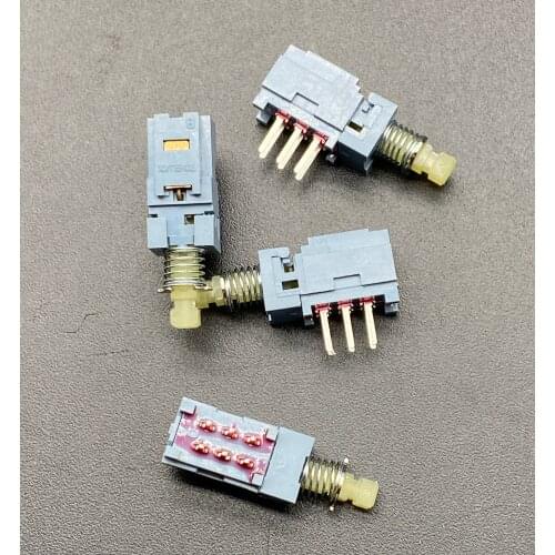 4pcs Original for TONELUCK straight key switch MPN-S2-A self-locking 2-knife 6-foot piano key switch two-way button