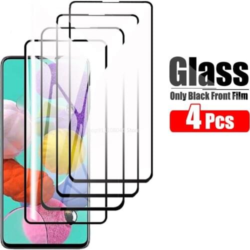 4 Pcs Front Screen Protector For Samsung Galaxy A72 A52 A51 Protective Glass For Samsung A71 Tempered Glass Film On Samsang A 72