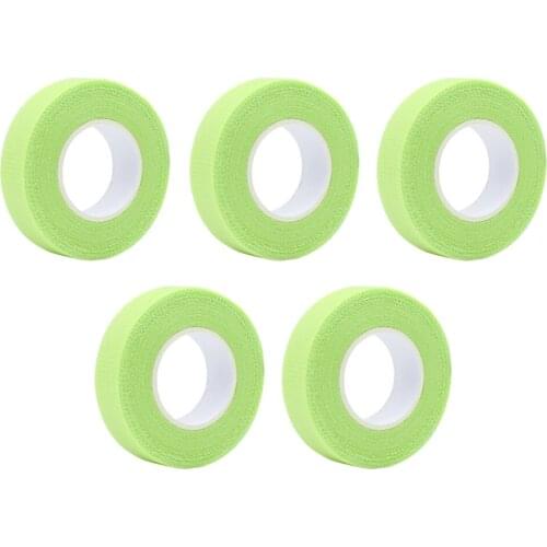 5rolls Isolation Micropore Fabric Easy Tear Anti Allergy Sticker Painless Fake Lash Professional Grafting Eyelash Extension Tape