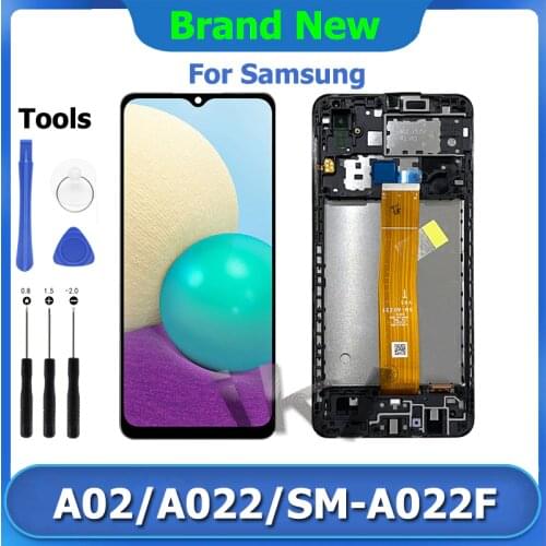 A02 6.5" LCD Display Super AMOLED Screen Replacement Pantalla For SAMSUNG Galaxy A022 Touch Screen Digitizer Assembly SM-A022F