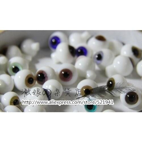 Free Shipping,1pair bjd accessories Bjd glass eyes 8mm 10mm 12mm 14mm 16mm 18mm 20mm