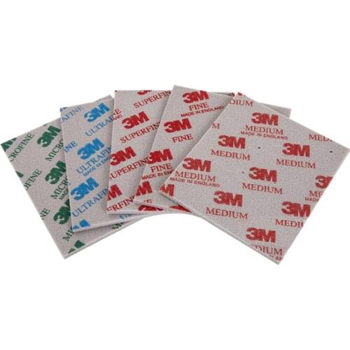 Free Shipping Polishing Abrasives Microfine Abrasive Paper 3M Sponge Superfine Sandpaper ultrafine sanding paper 40pcs/lot