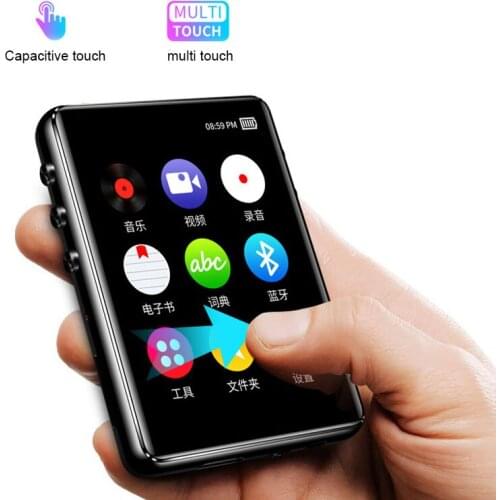 Bluetooth Full Touches Screen MP3 Mp4 Music Player Student Lossless Hifi External MP5 ND998