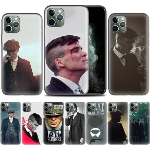 Peaky Blinders Man Case for Apple iPhone 11 Pro XS Max XR X 7 8 6 6S Plus 5 5S SE 12 Mini Soft TPU Phone Cover Coque