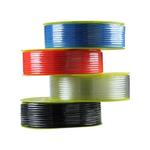 Black PU Tube 3x2 4x2.5 5x3 6x4 8x5 8x6 10x6.5 12x8 ODxID Flexible Nylon Tube, Hose Pneumatic Air Line Tubing