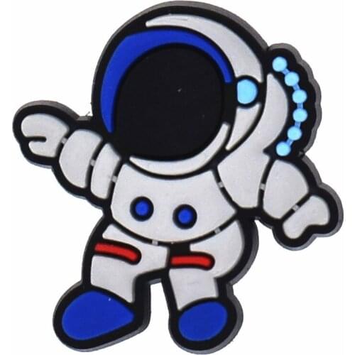 10 pcs Children Boys Gift Souvenir Alien Astronauts on the moon Planet Mini Size Summer Shoes Accessory Bracelet Ornaments
