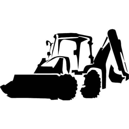 Dawasaru Digger Car Sticker Personalized Waterproof Decal Laptop Truck Motorcycle Auto Accessories Decoration PVC,19cm*10cm