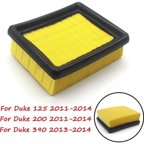 Motorcycle Air Intake Filter Cleaner Motorbike Air Filter For KTM Duke125 Duke200 11-14 Duke390 13-14 Duke 125 200 390