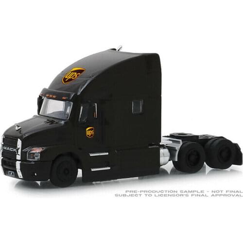 Green Light 1:64 2019 M ack Anthem Tractor UPS alloy toy car toys for children diecast model car Birthday gift