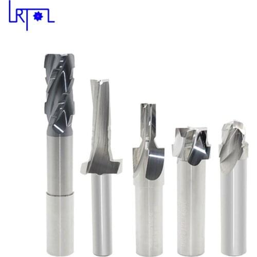 HRC55 Non-standard required Tungsten carbide end mill,CNC machine used no coating,AL milling cutter