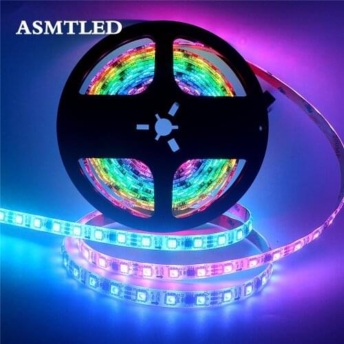 Individually Addressable WS2811 Pixels External 1 Ic Control 3 Leds IP30 IP67 5050 RGB 30 60 led/m 12V WS2811 LED Strip Light 5m