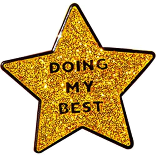 Doing My Best Pin