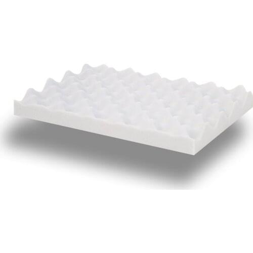 TURKISHFOAM 1074 Basotect Egg Sponge 25 CM X 25 CM X 30 MM White Melamine Acoustic Foam Decorative Sound Isolation Materials