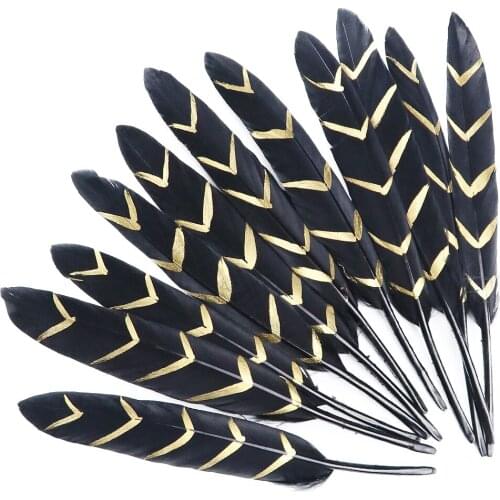 10Pcs/lot Natural feather Goose Duck feather crafts 13-18 cm/5-7 inches Plumes making jewelry DIY decoration Accessories