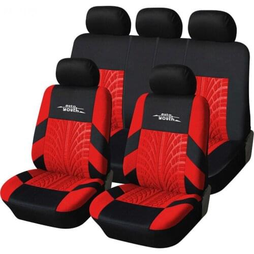 2020 New Tire Track Universal Style Car Seat Covers Fits Most Brand Vehicle Seat Cover Car Seat Protector 4 Color For Choose