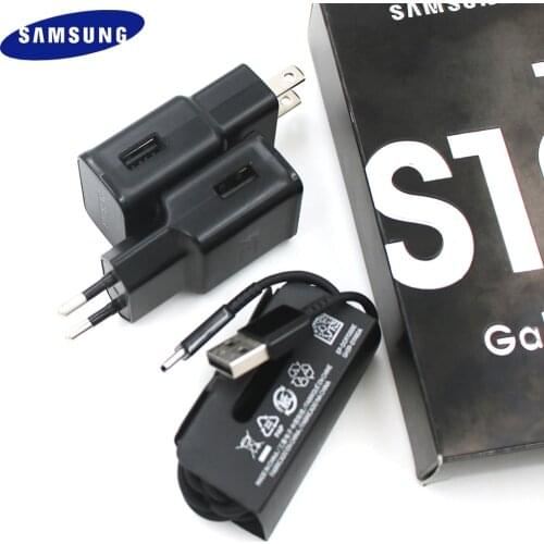 Original Samusng S10 S9 S8 Charger Fast Charging Power Wall Adapter Type C Cable For Galaxy Note 10 Lite 9 A90 A80 A50 A71 A30 S