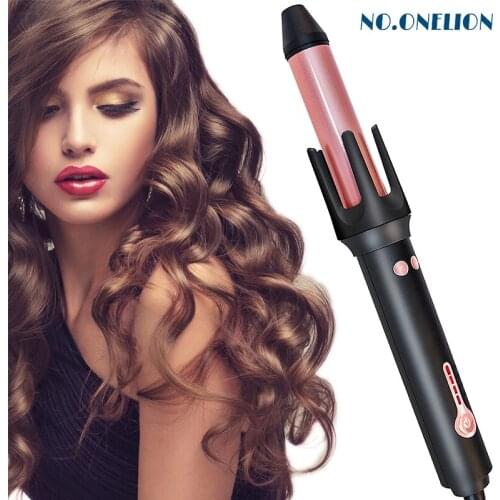 2021 New Automatic Rotating Hair Curler Household Travel Ceramic Curling Iron For The Lazy Fast Heating Auto Hair Styling Tools