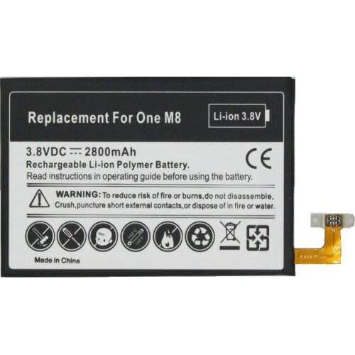 Ciszean 1x 2800mAh B0P6B100 BOP6B100 Replacement Battery For HTC ONE 2 M8 M8 Ace M8x One Max One plus W8 E8 M8T M8W