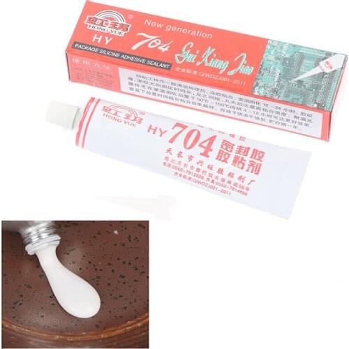 1PC 30g 704 Fixed High Temperature Resistant Silicone Rubber Insulated Sealing Glue Waterproof Silicone Thermal Conductive