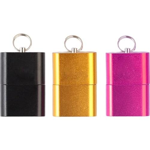 Ultra-thinMini Aluminium Alloy USB 2.0 T Flash TF Micro SD Memory Card Reader Adapter New for Laptop Phone