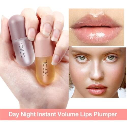Moisturizing Plumping Lip Gloss Lip Plumper Enhancer Repairing Reduce Lip Fine Lines Mask Lips Care Serum Essence Oil Lip Pump