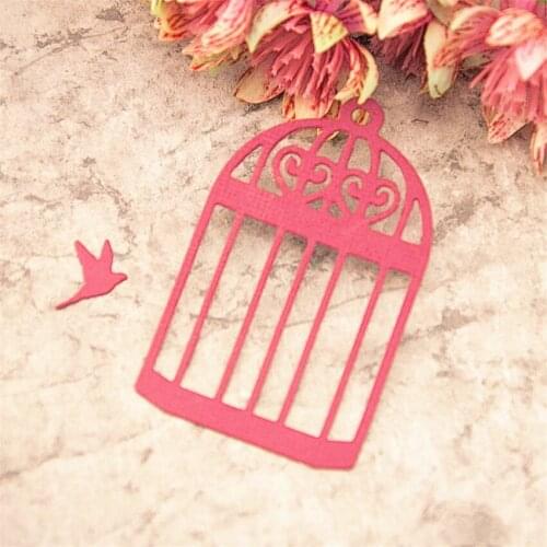 4.7x7.5/1.7x1.5cm Cutting dies birdcage metal crafts paper die-cutting /DIY embossing Easter and New Year Scrapbooking