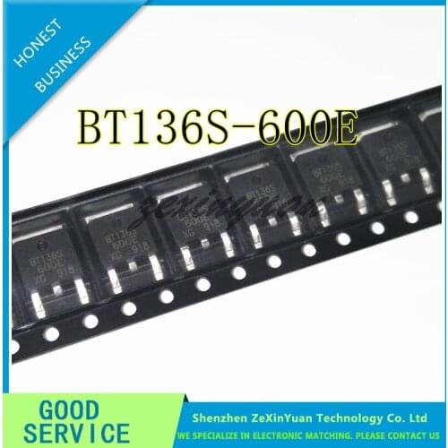 10PCS/LOT BT136S-600E TO252 BT136 600E TO-252 BT136S-600 BTS136S 600E SMD