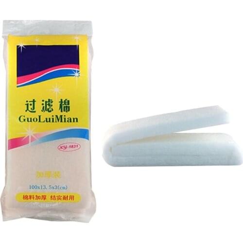 100cmx13.5cmx3cm Aquarium Filter Super Thick Biochemical Filter Cotton Sponge for Fish Tank Bio Foam Skimmer
