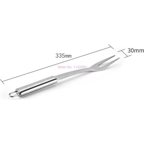 200pcs Stainless Steel BBQ Fork Meat Forks Serving Fork Barbecue Accessories Grill Tools for Kitchen Picnic Appliances Kichen